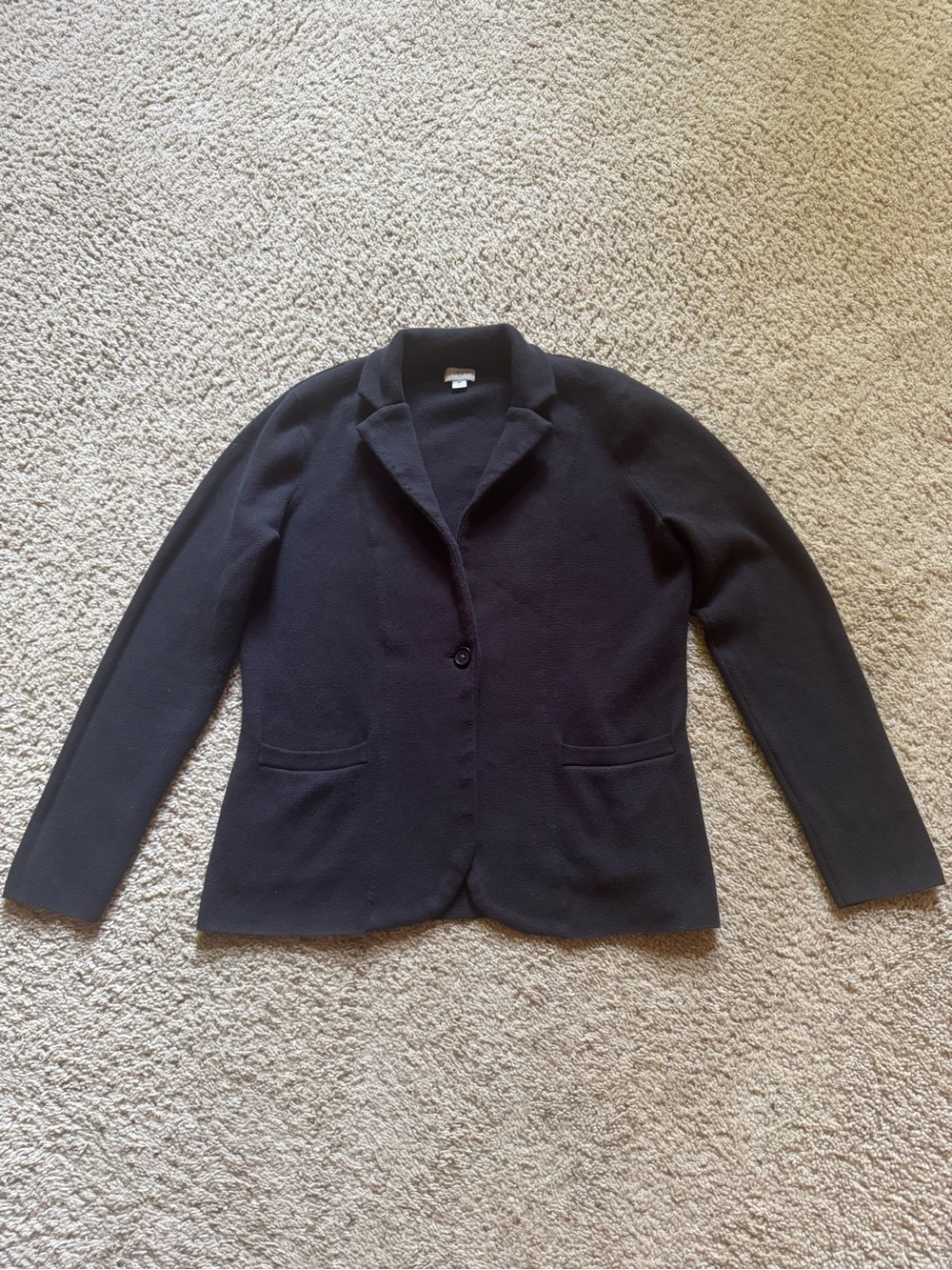 J. Crew Black Women's Knit Blazer